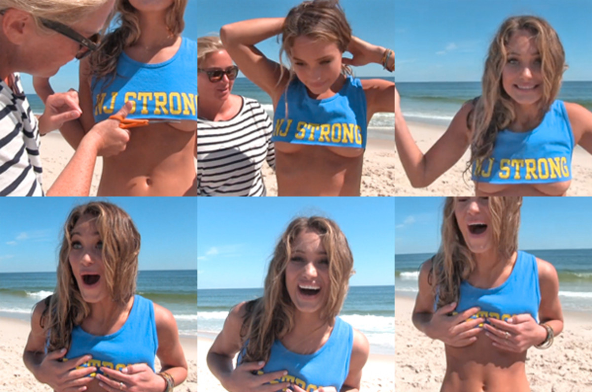 It took a minute for Hannah Davis to adjust to the vulnerable new look.